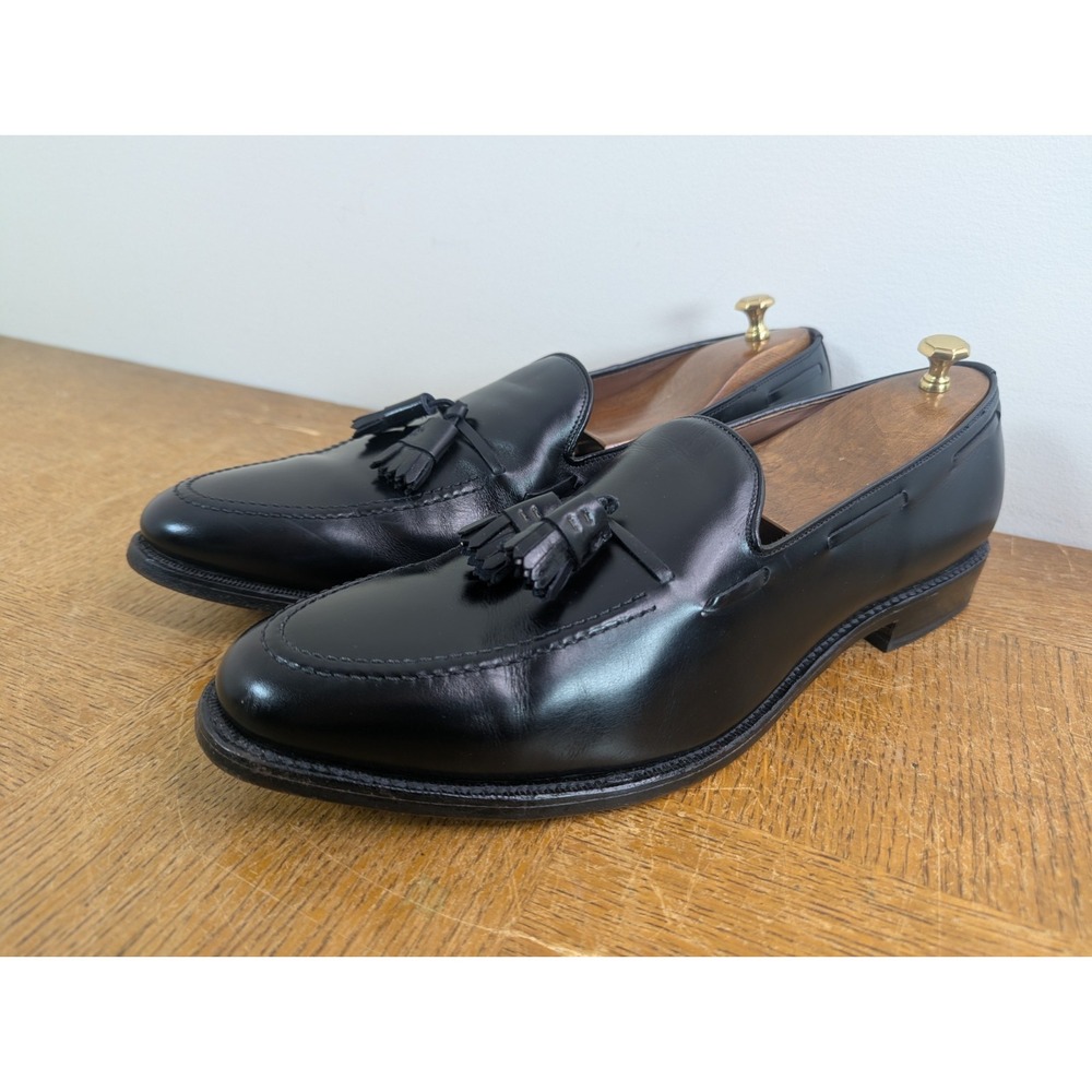 Allen Edmonds "Grayson" Tassel Loafers Black Leather Style 8217 Men's Size 13C